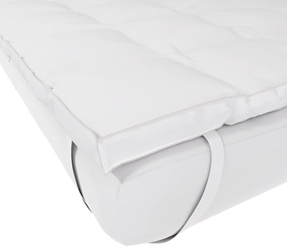 Emma Microfiber Mattress Topper - Single, White | Ultimate Comfort & Temperature Control